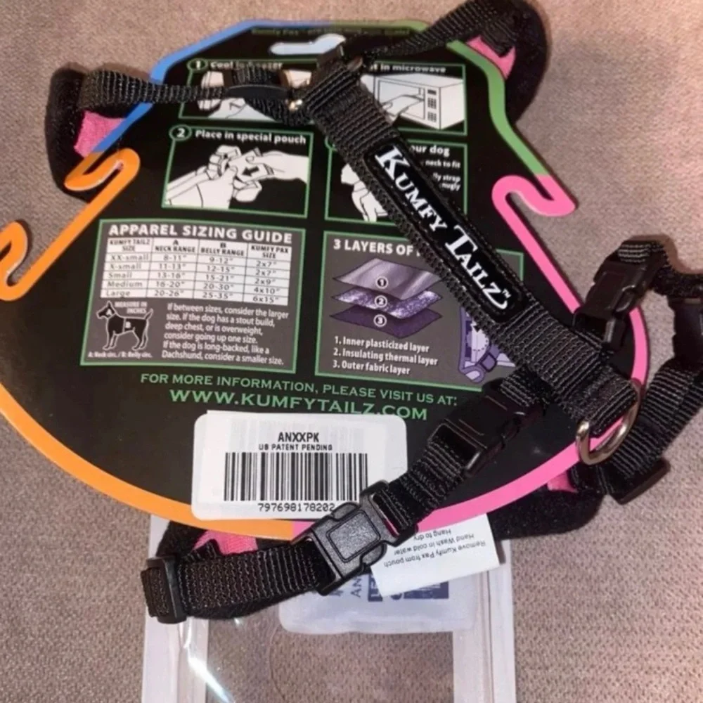 Kumfy Tailz™ Cooling/Warming Dog Harness - Size XXS
